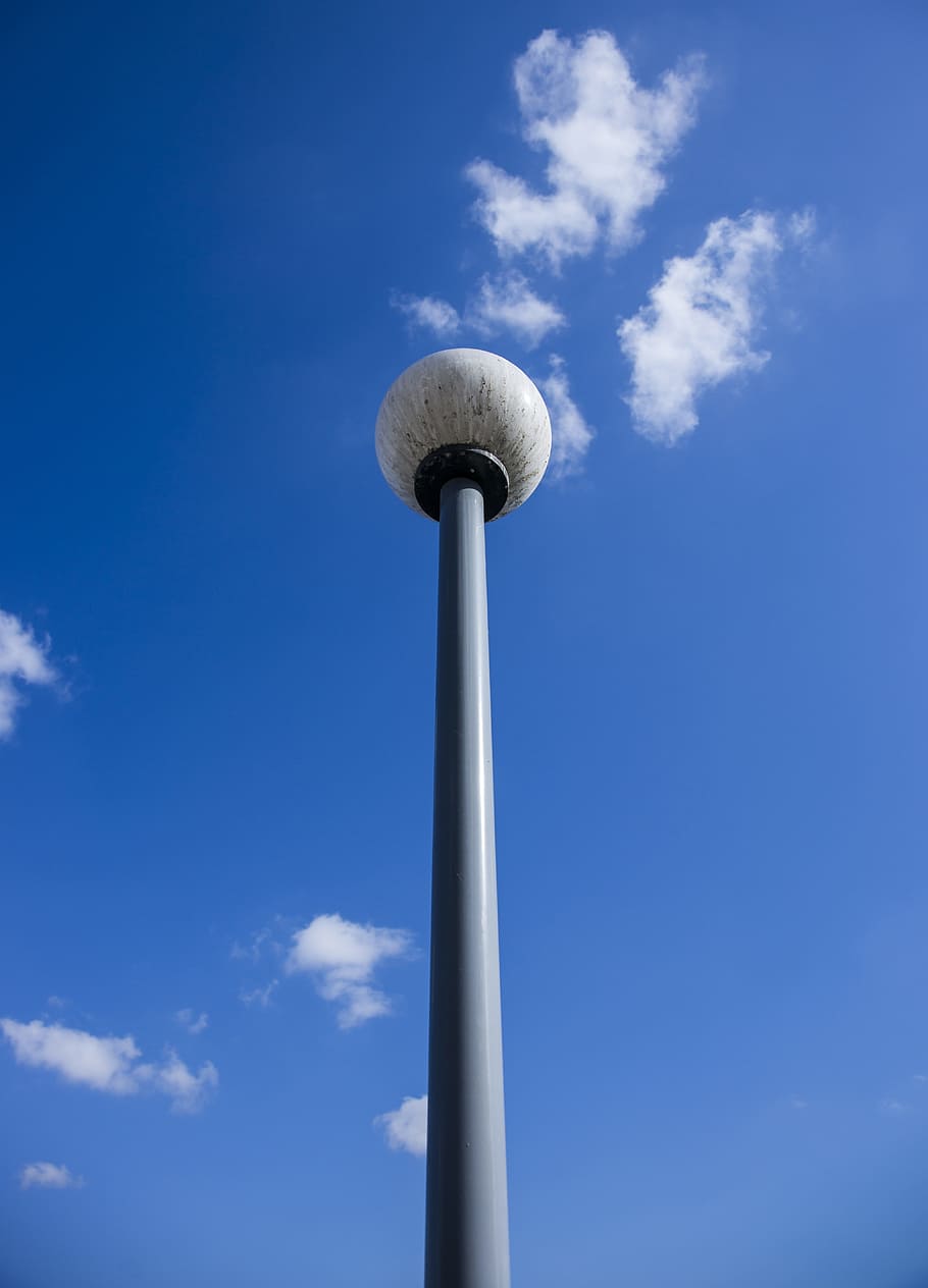 lamp, street, light, design, sky, architecture, modern, bulb HD wallpaper