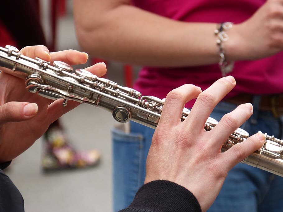 clarinet, band, instrument, play an instrument, music, musical instrument, HD wallpaper