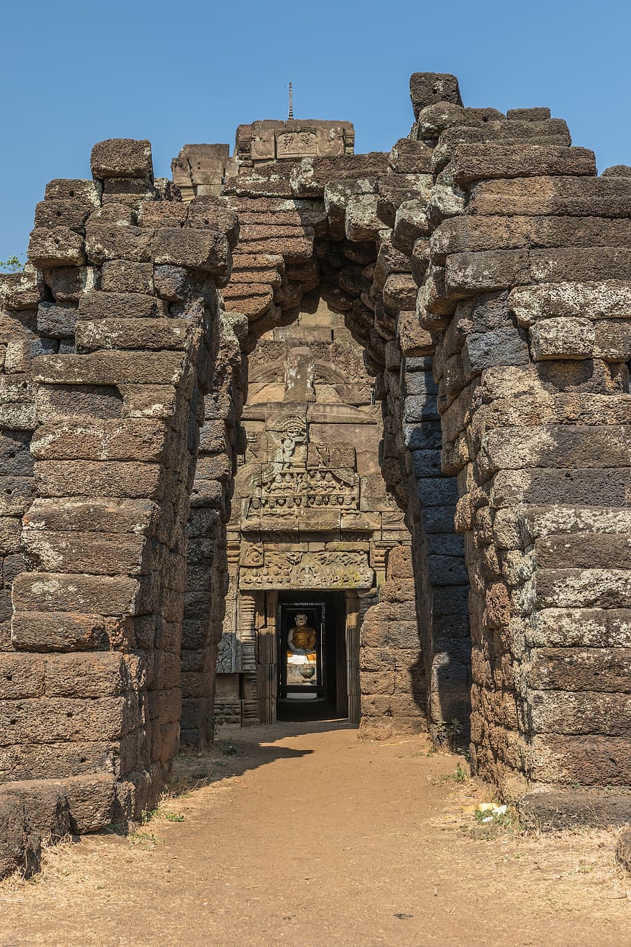 cambodia, kampong cham, khmer, art, temple, ruin, religion, HD wallpaper