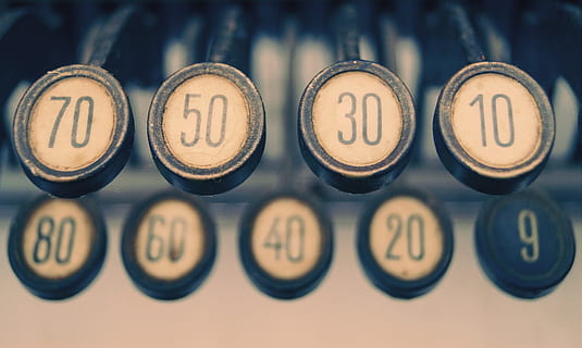 four round gray 70, 50, 30, and 10 buttons with numbers, checkout HD wallpaper