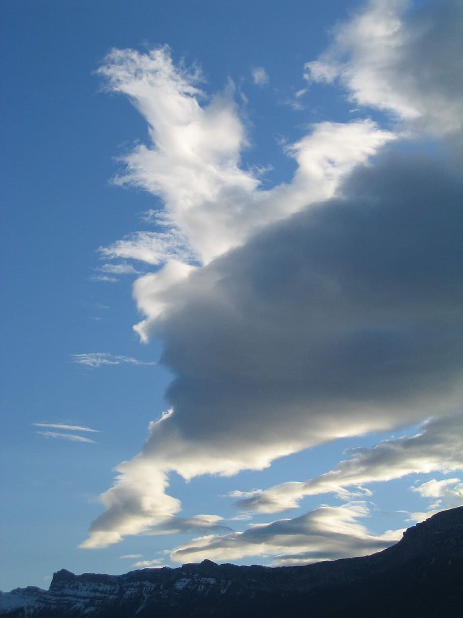 Cloud, Sky, Blue, White, Day, Sun, good looking, cloud - sky HD wallpaper