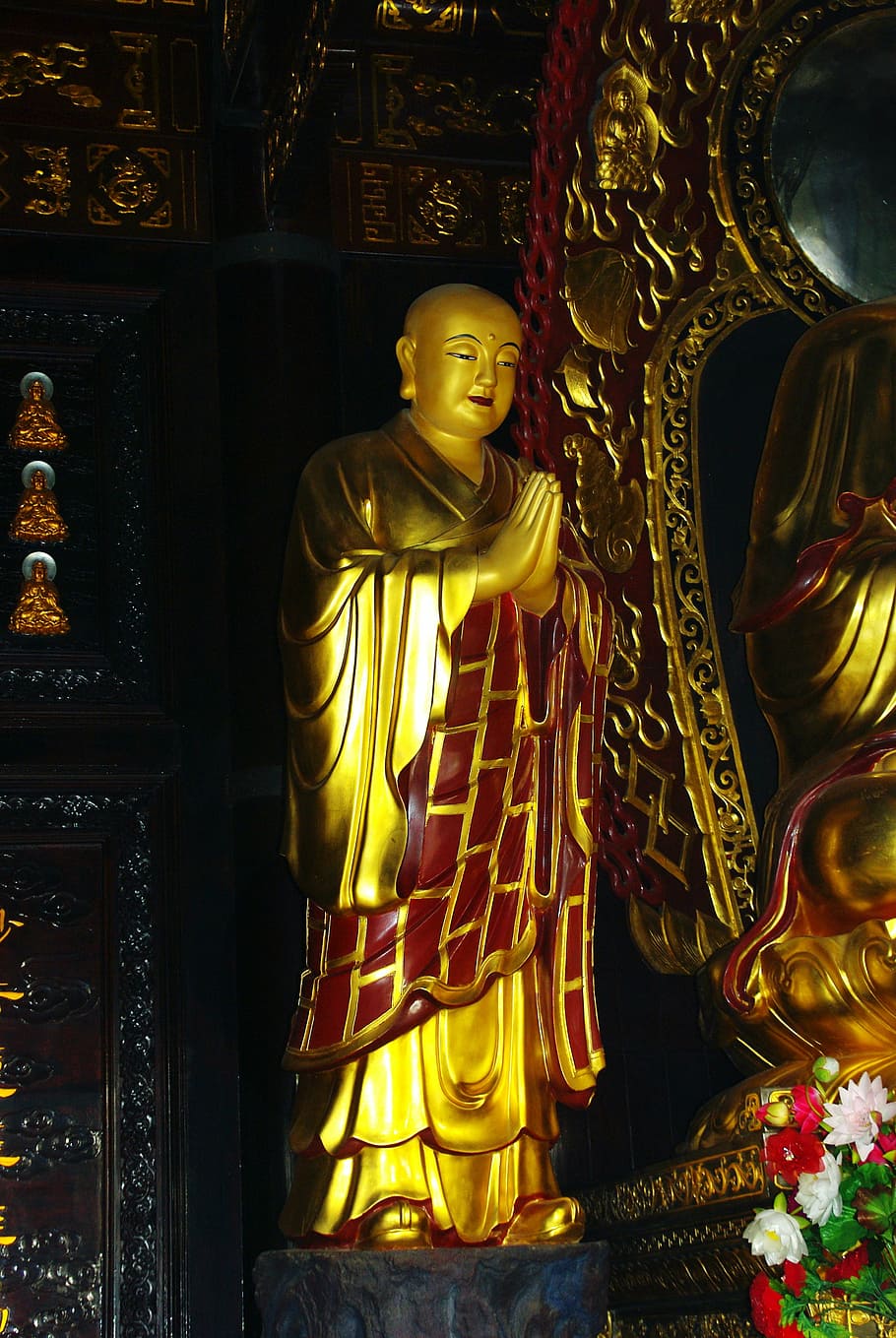 china, xian, x'ian, pagoda, wild goose, buddhism, statue, antique, HD wallpaper