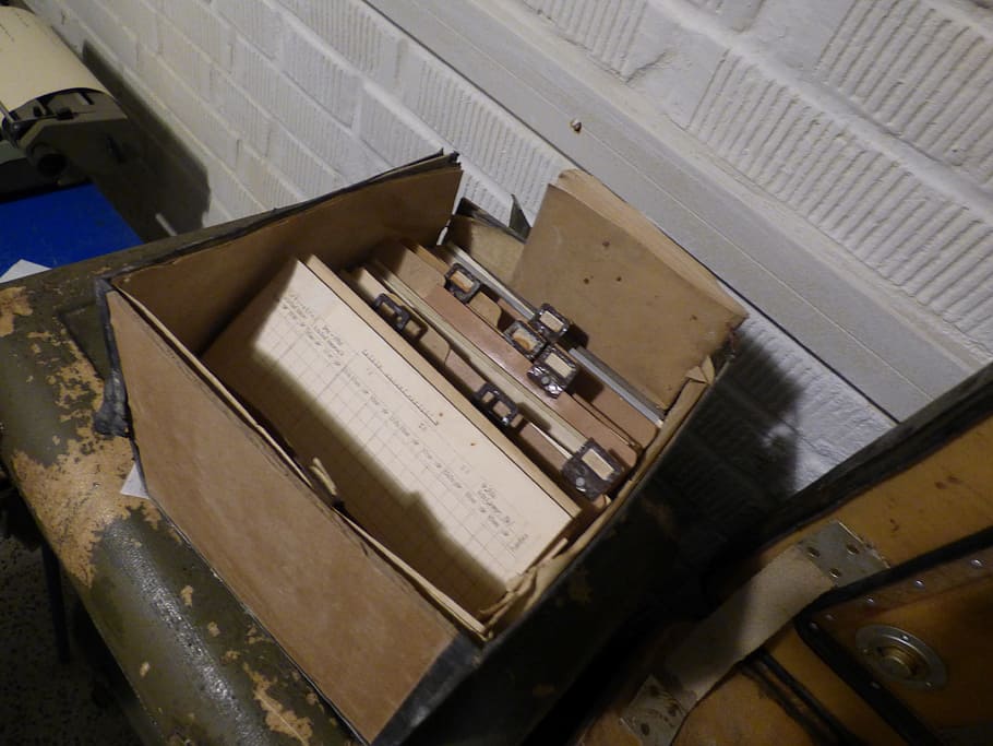brown cardboard box, files, papers, documents, the folders HD wallpaper