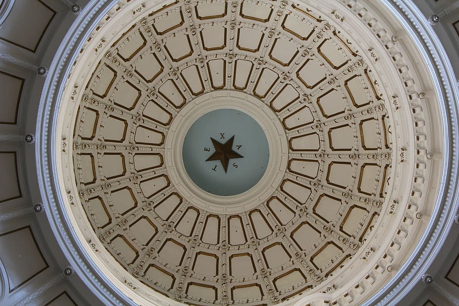 ceiling, architecture, decor, decorative, round, circle, luxury HD wallpaper