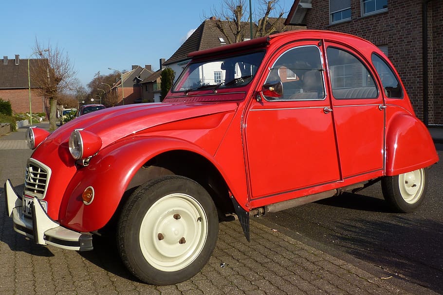 duck, 2cv, auto, citroen, mode of transportation, land vehicle HD wallpaper
