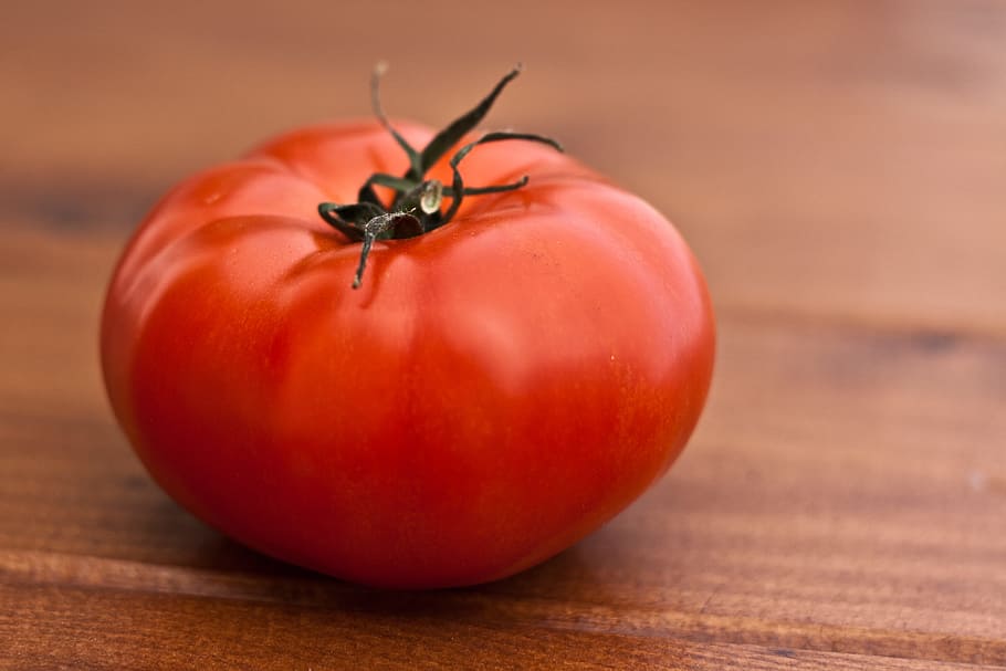 Red tomato, food, vegetable, food and drink, healthy eating, fruit HD wallpaper