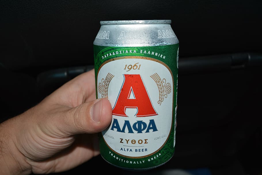 beer, greece, hand, editorial, drink, beer - Alcohol, human hand HD wallpaper