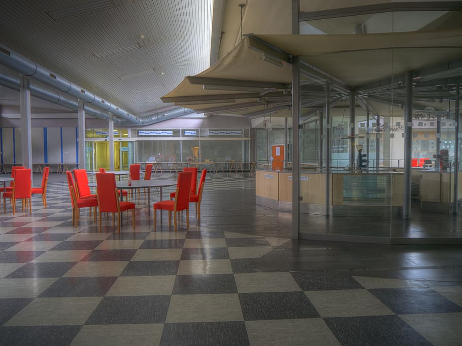 foyer, reception hall, source, nuremberg, industry, building HD wallpaper