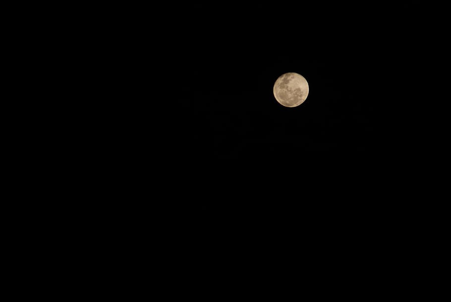 photo of full moon, Night, about, black background, backgrounds HD wallpaper
