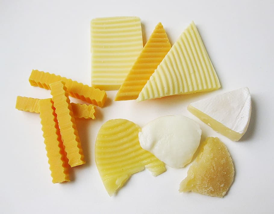 assorted jelly on white surface, Cheese, Food, Meal, Healthy