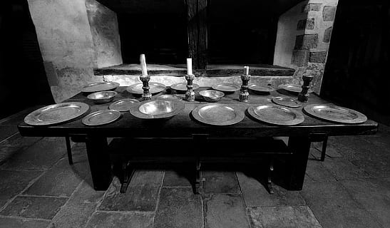 Table, Restaurant, Food, Lunch, Meal, eat, white, dinner, sitting HD wallpaper