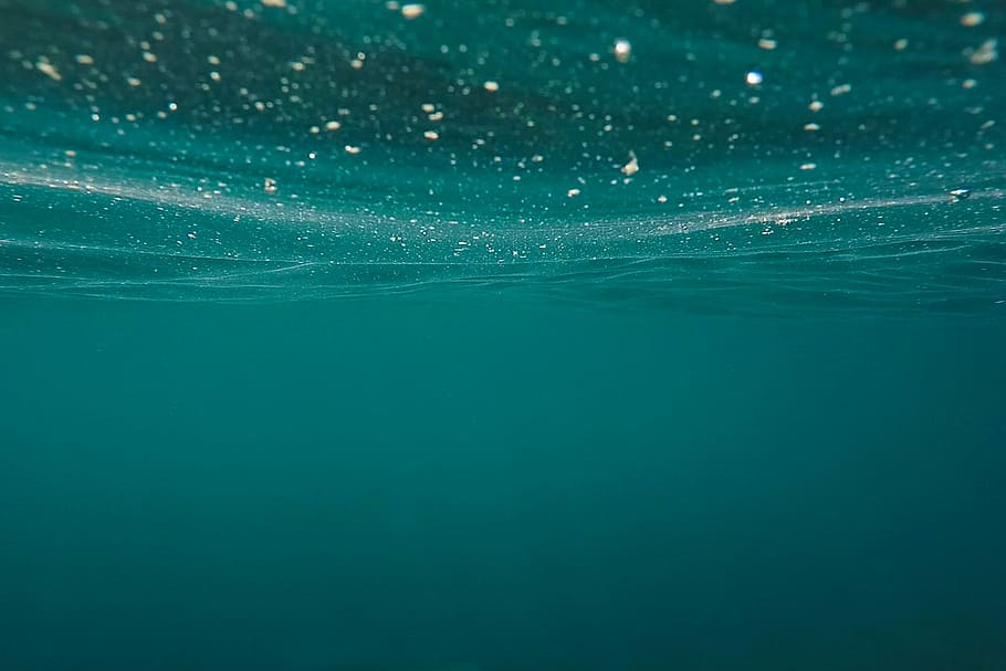 untitled, green, underwater, photo, bubbles, ocean, sea, lake HD wallpaper