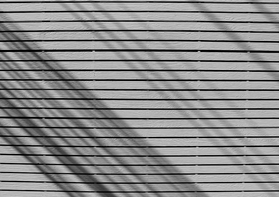photo of gray and black surface, white, vinyl, blinds, pattern HD wallpaper