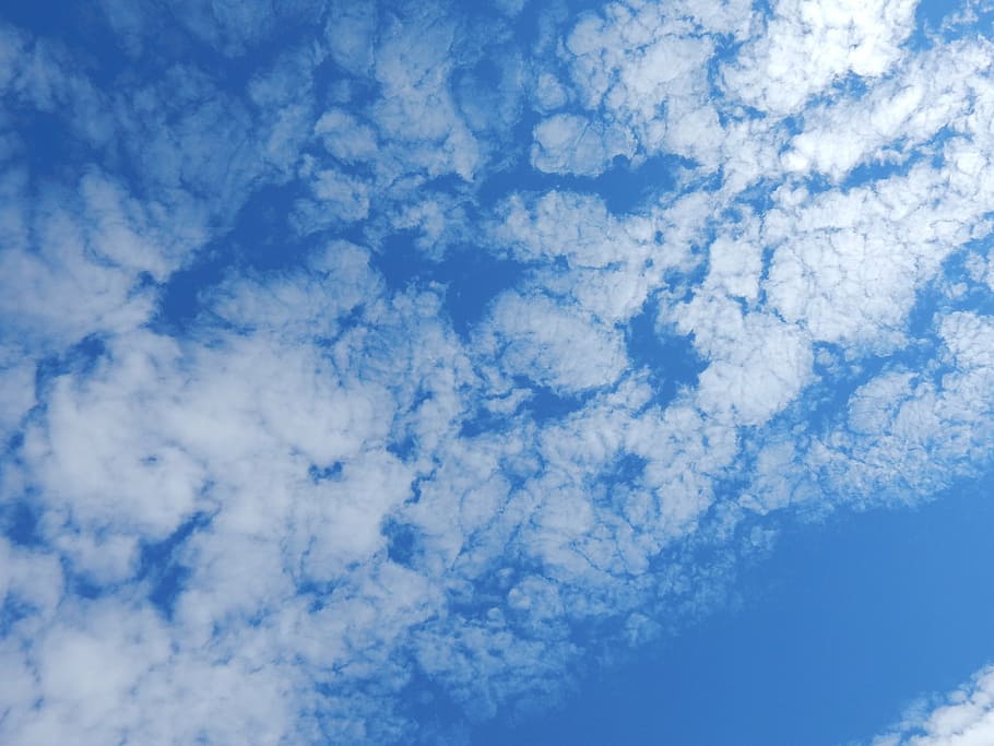 cloud, sky, blue, sky clouds, blue sky clouds, nature, summer HD wallpaper