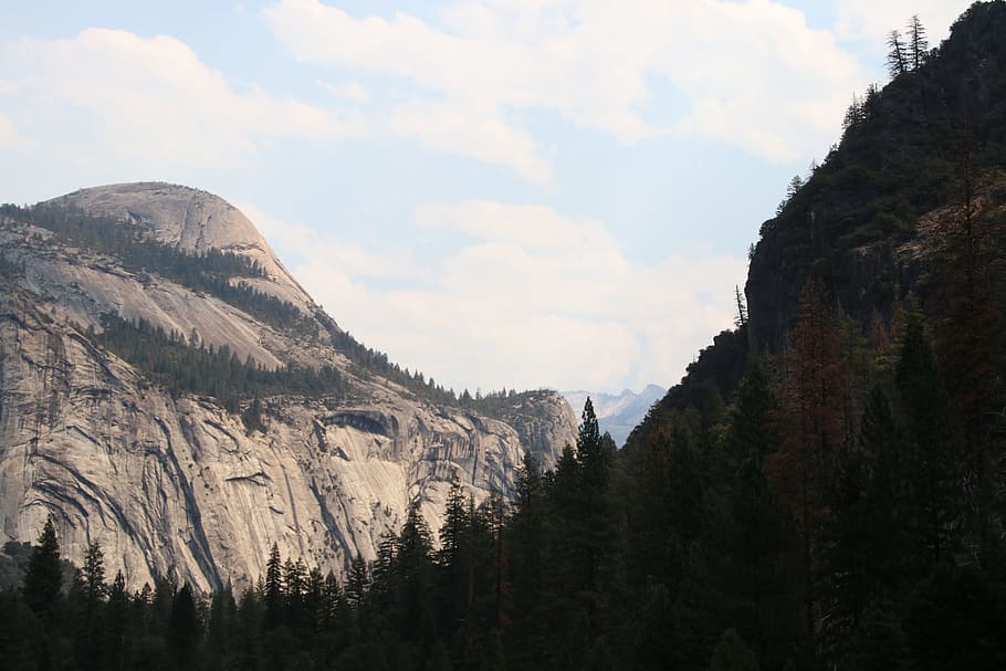 yosemite, half, dome, mountain, mountains, national park, usa HD wallpaper