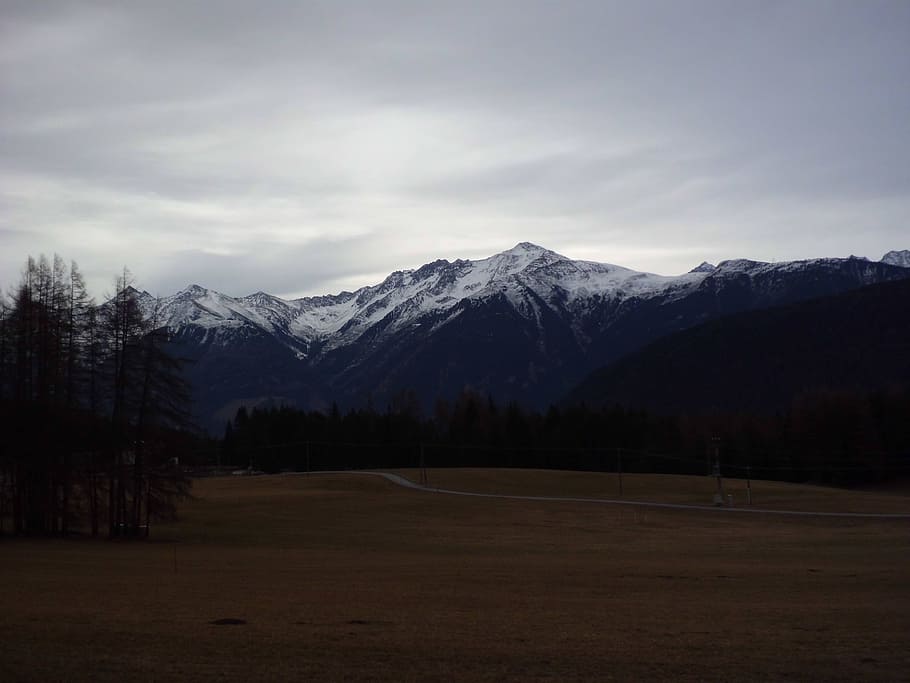 winter, mountains, wintry, summit, snow, snowy, sky, scenics - nature HD wallpaper