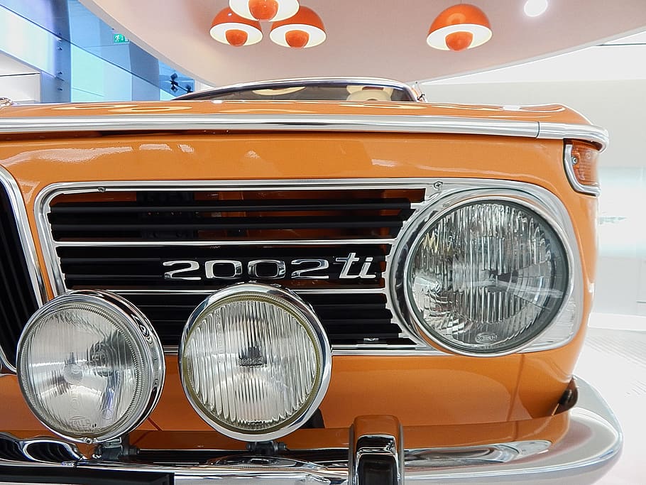 bmw, old car, retro, auto, automobile, headlight, mode of transportation HD wallpaper