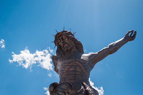 Broken, Christ, Cloud, broken christ, sky, aguascalientes, day HD wallpaper