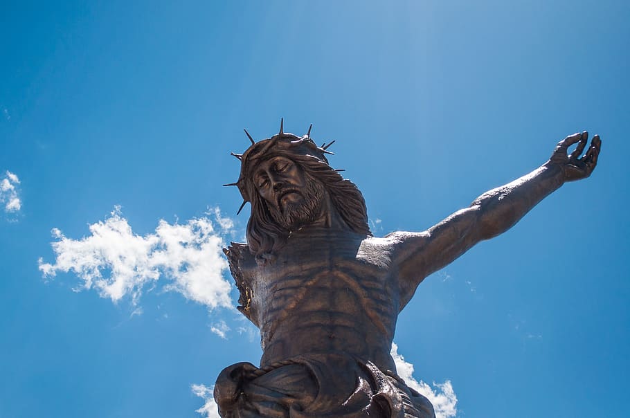 Broken, Christ, Cloud, broken christ, sky, aguascalientes, day HD wallpaper
