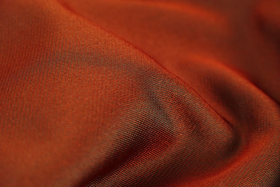 red textile, fabric, detail, backgrounds, macro, nobody, horizontal HD wallpaper