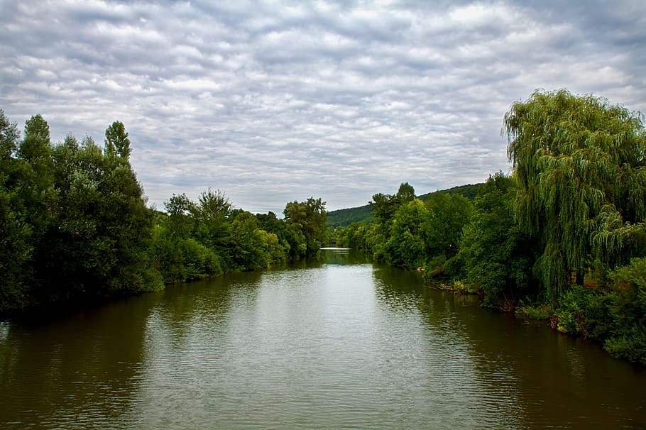 river, water, nature, landscape, bank, mood, romantic, atmosphere HD wallpaper