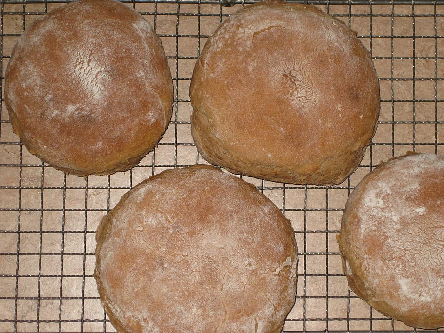 bread, breads, farmer's bread, selberbacken, even baked, grid HD wallpaper