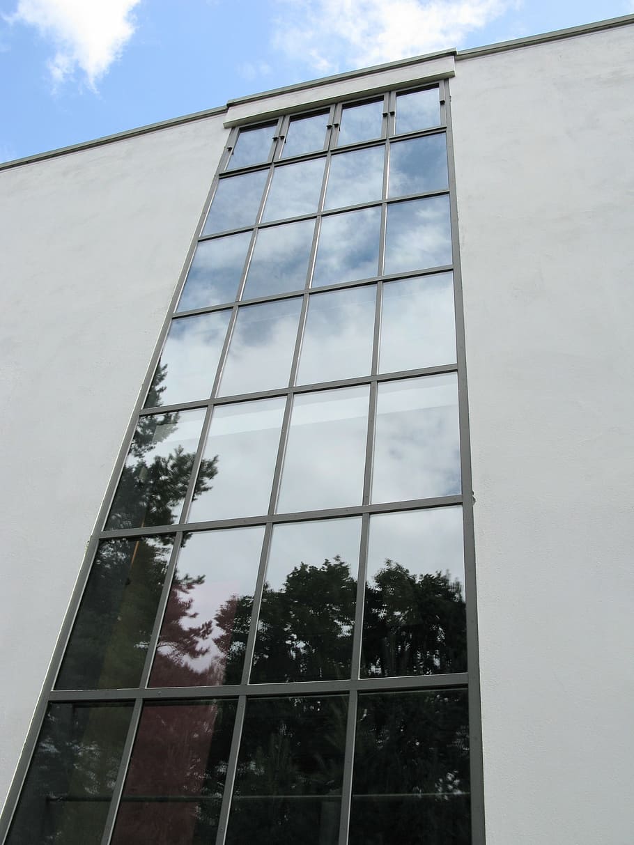 architecture, bauhaus, dessau, house, gropius, building, world heritage HD wallpaper