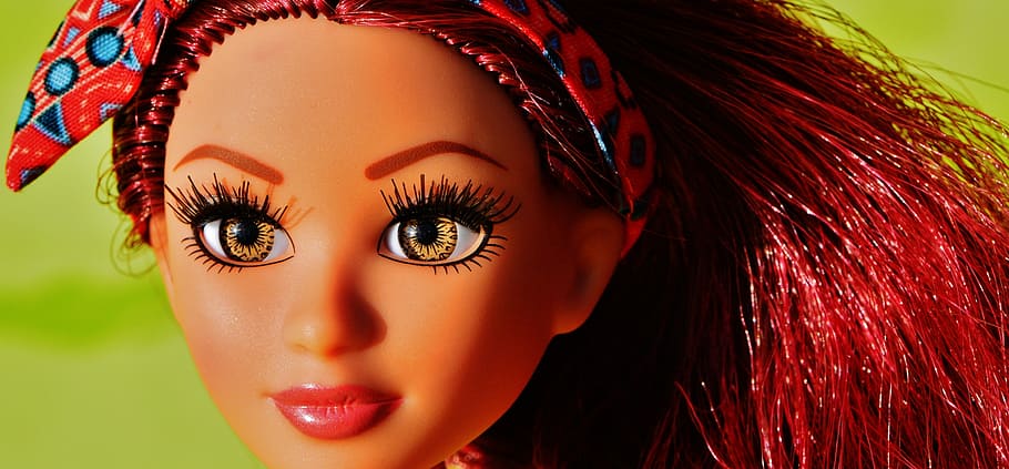 doll, pretty, face, eyes, beauty, girl, play, children toys HD wallpaper