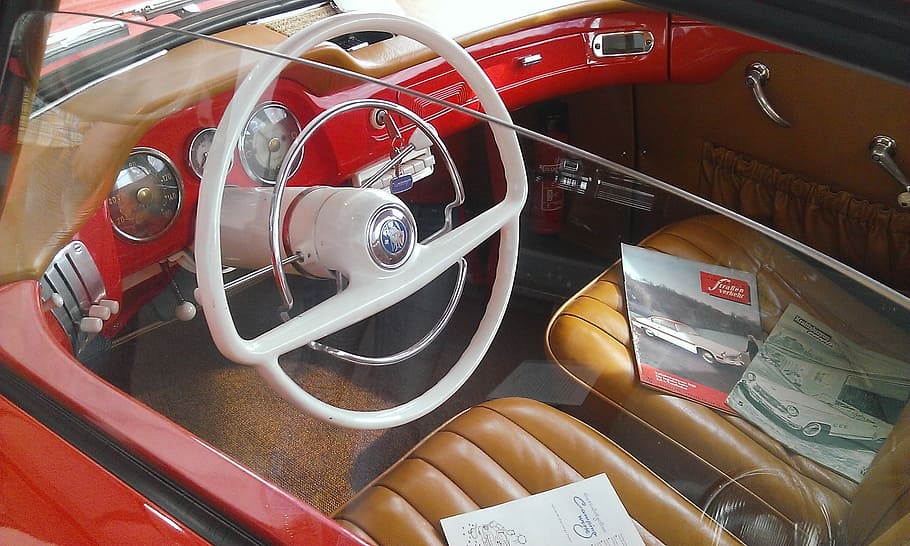 Online crop | HD wallpaper: Auto, Interior, Steering Wheel, wartburg ...