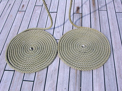 rope, coil, coiled, cord, ship, sailing, equipment, marine HD wallpaper