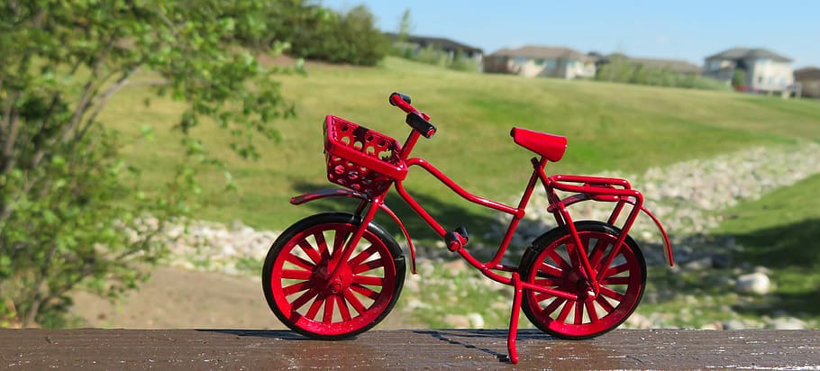 Bicycle, Bike, Biking, red, cycling, ride, outdoor, cyclist, HD wallpaper