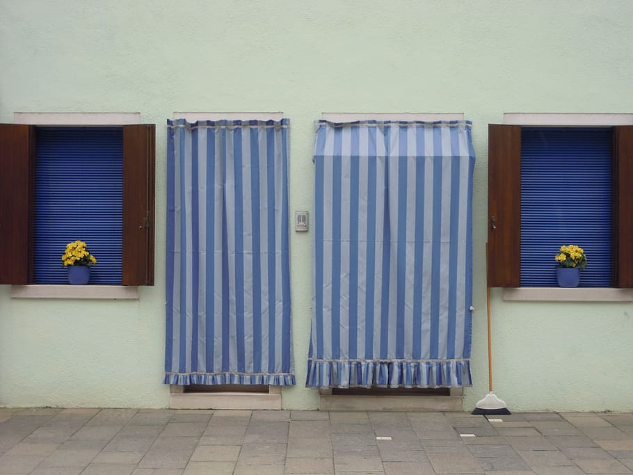 house, blue, window, architecture, door, entrance, building exterior HD wallpaper
