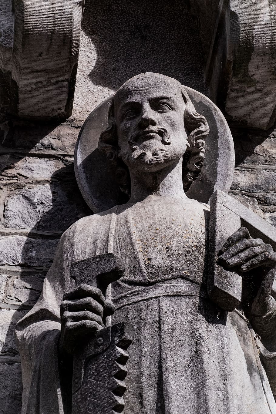 statue, old, architecture, building, history, art and craft HD wallpaper