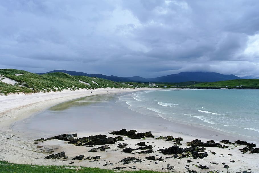 Beach, Scotland, Durness, North, Sea, sand, coast, coastline, HD wallpaper