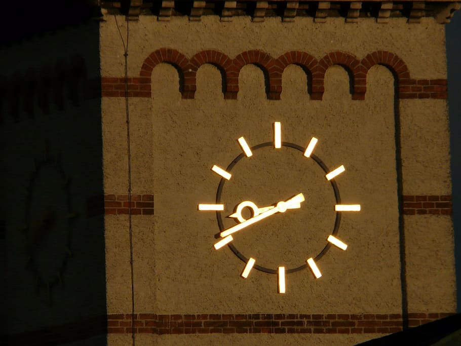 clock, clock tower, time, time indicating, pointer, clock face HD wallpaper