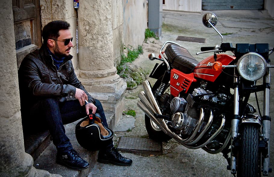 biker, benelli, 750, six, moto, motorcycles, dom, way, street HD wallpaper