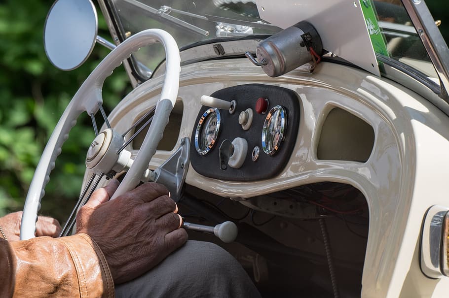 auto, oldtimer, cabriolet, cockpit, wheel, petrol, drive, transport system HD wallpaper