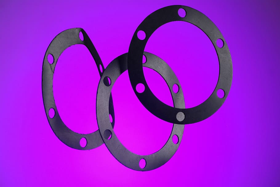 gasket, munsch, rubber, pink color, colored background, purple HD wallpaper