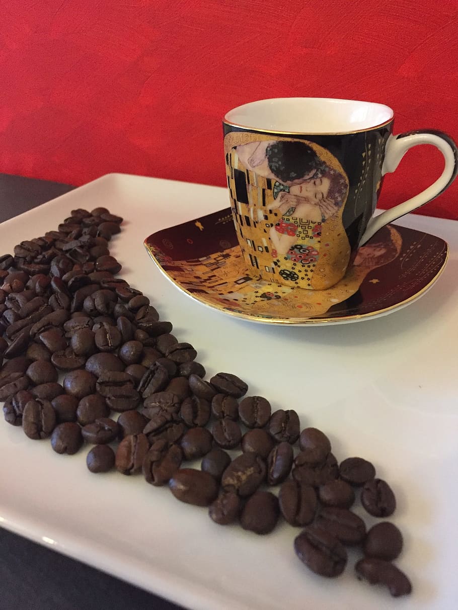 Coffee, Cup, Red, Black, Black, Coffee, Coffee Cup, espresso HD wallpaper