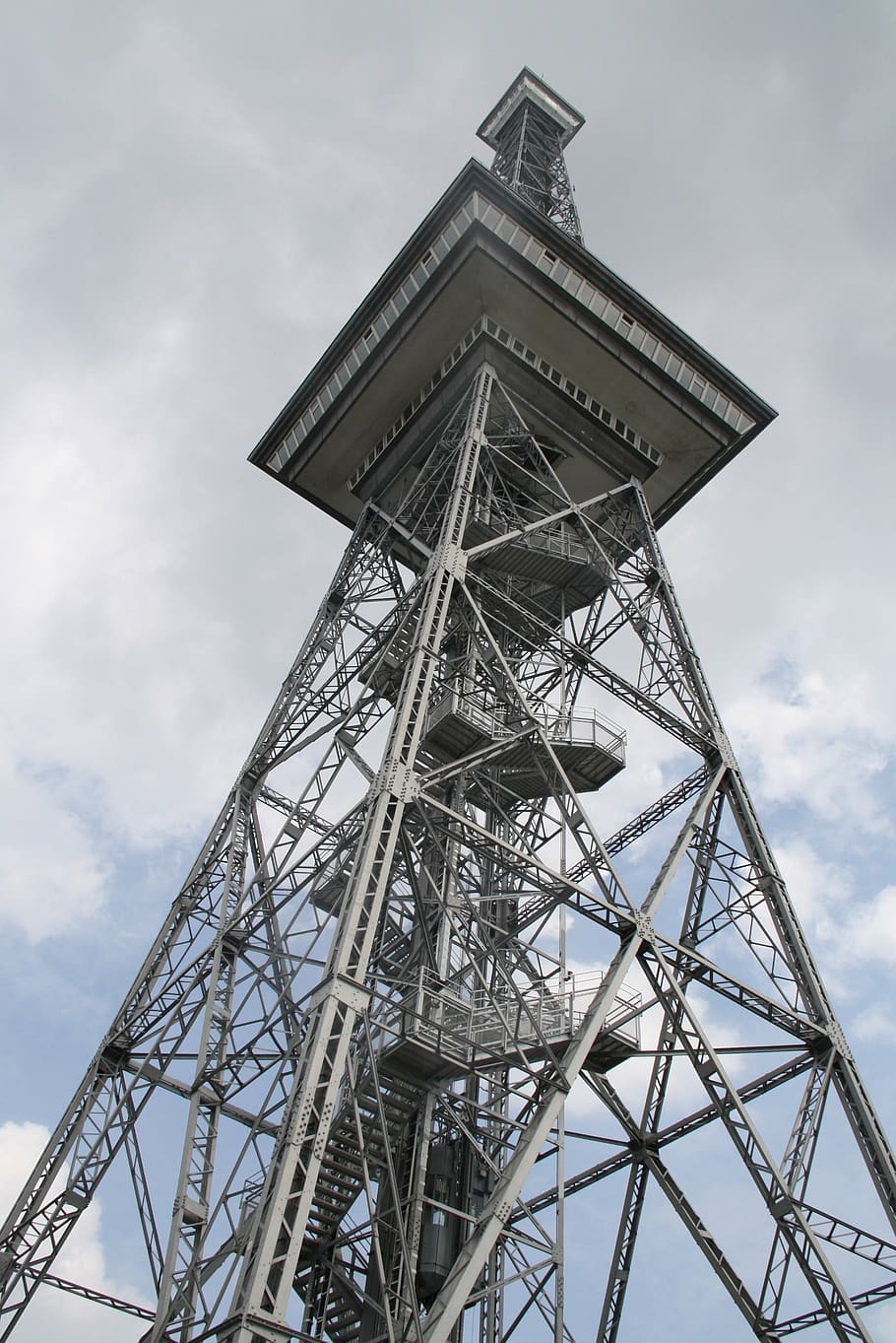 radio tower, berlin, low angle view, sky, cloud - sky, architecture HD wallpaper