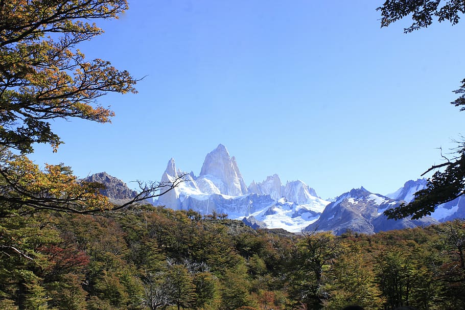 cerro fitz roy, landscape, southern argentina, nature, santa cruz, HD wallpaper