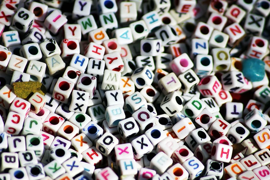 letters, dices, cubes, game, large group of objects, full frame HD wallpaper