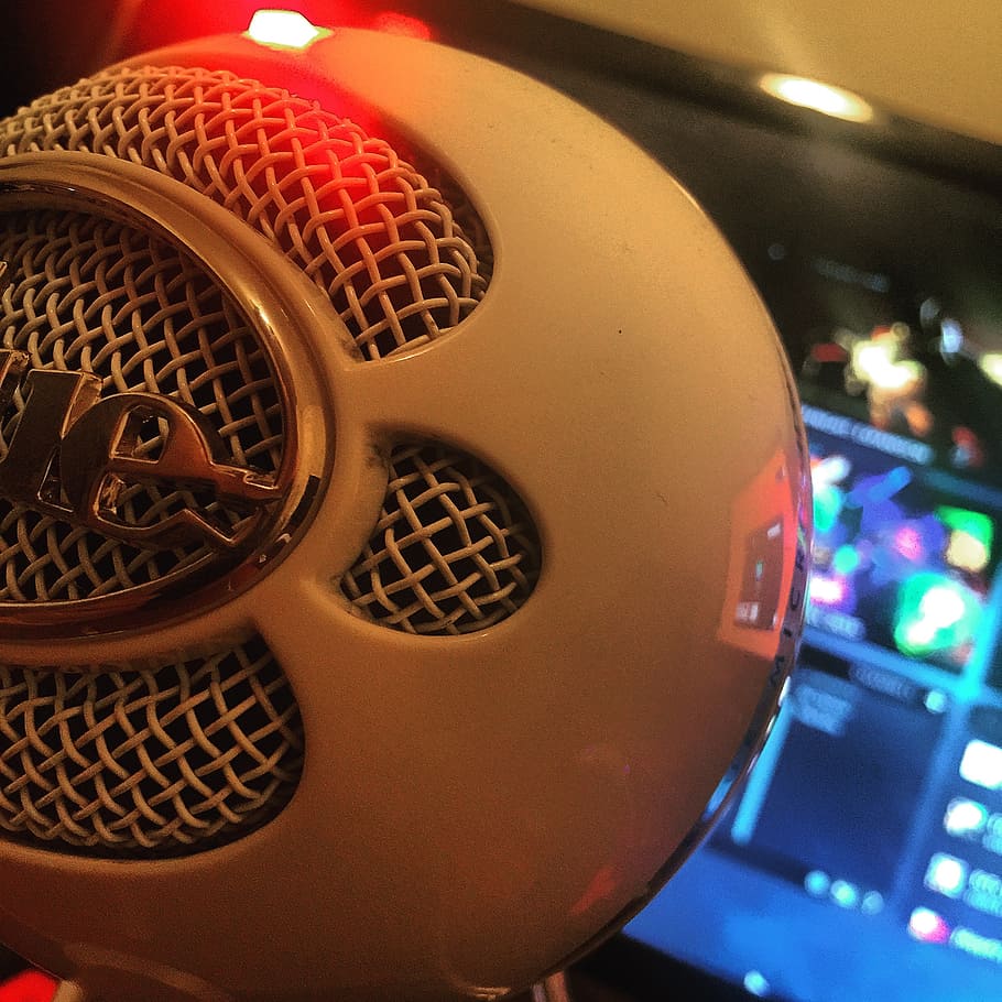 pc gaming, mic, microphone, computer, game, electronics, sound HD wallpaper
