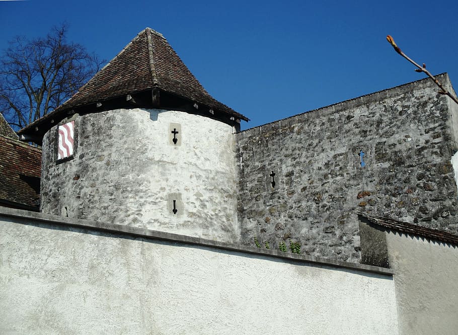monastery, capuchin monastery, tower, substantiate, rapperswil jona HD wallpaper