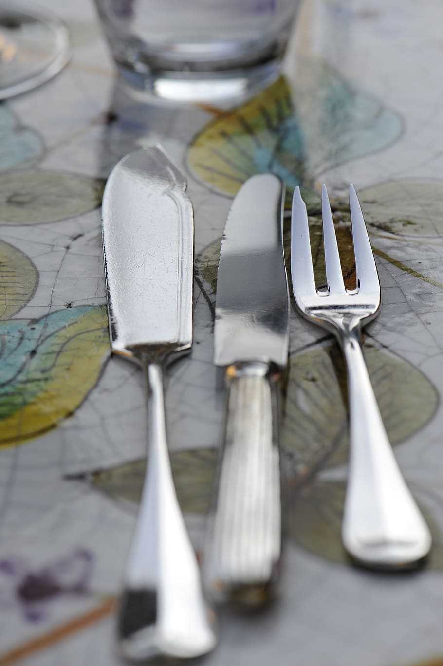 cutlery, close, fork, knife, fish knife, macro, eating utensil HD wallpaper