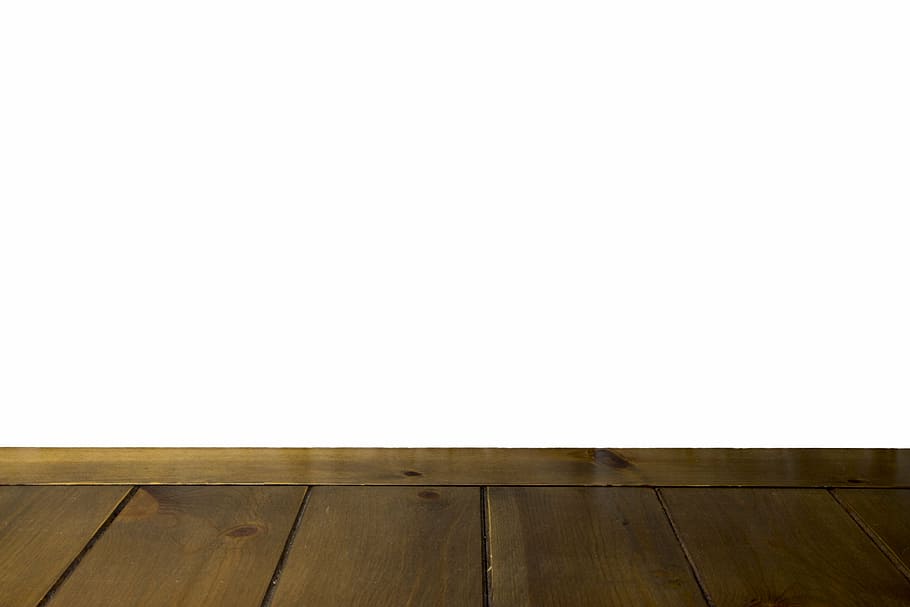 brown wooden floor, table isolation, background, copy space HD wallpaper
