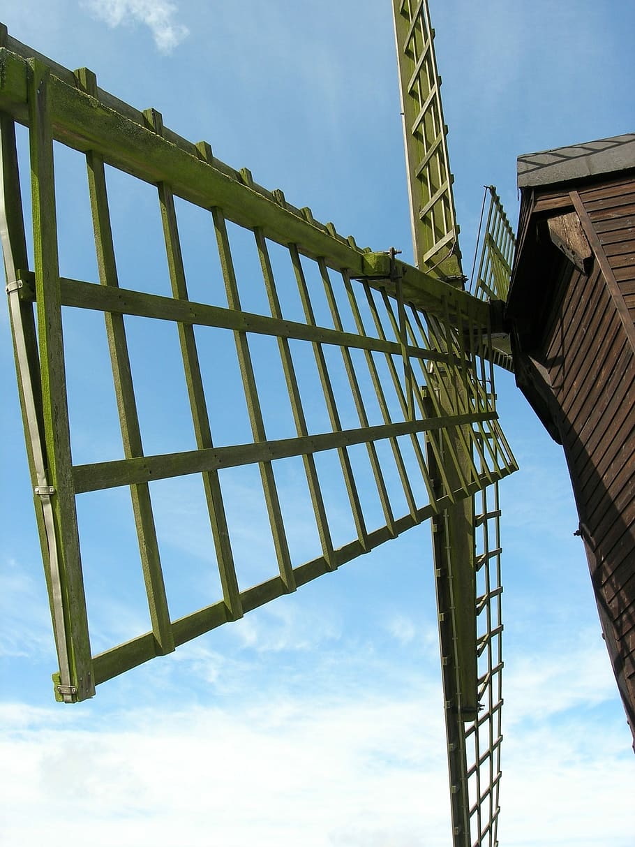 windmill, old, rural, dutch, sky, low angle view, architecture HD wallpaper
