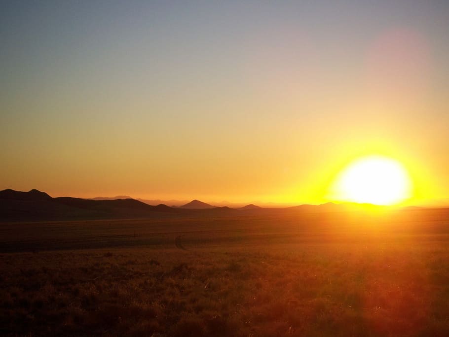 Sunset, Desert, Africa, Namib, Namibia, scenic, landscape, nature, HD wallpaper