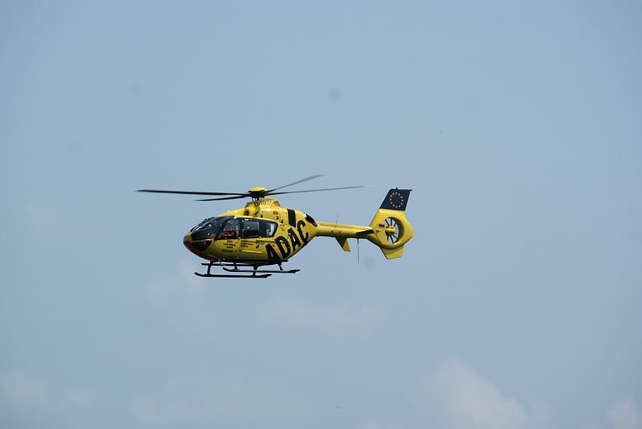 Helicopter, Help, Accident, rescue helicopter, ambulance helicopter, HD wallpaper
