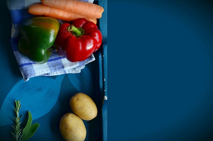 variety of vegetables, cook, recipe, template, background, paprika HD wallpaper